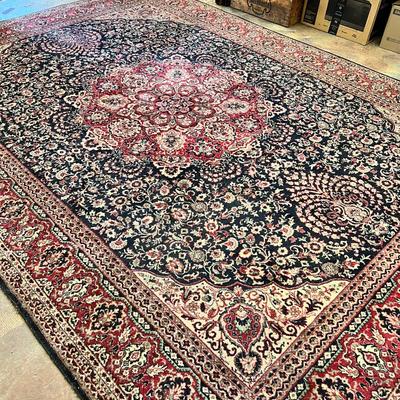 Persian Rug 98 X 114 Wool Mandala