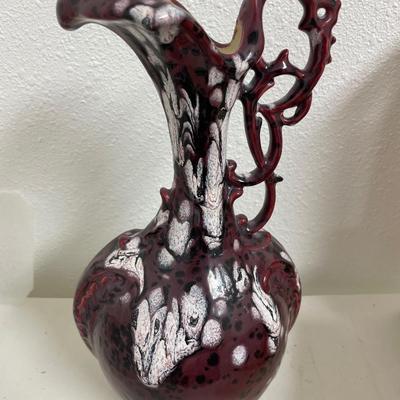 Ceramic decorative pitcher
