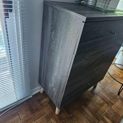 4 Drawer MCM Dresser - Gray