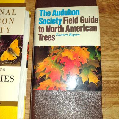 Pair of Audubon Society Books- Field Guide to Butterflies and North American Trees