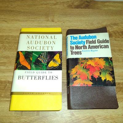 Pair of Audubon Society Books- Field Guide to Butterflies and North American Trees