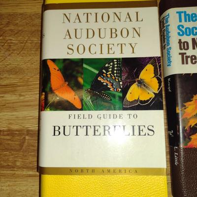 Pair of Audubon Society Books- Field Guide to Butterflies and North American Trees