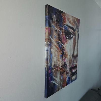 Art Decor - Portrait of a Young Woman IV - Contemporary Canvas Wall Art Print 34*44