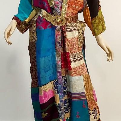 Vtg 80-90s Pure Silk Kimono from Antique Saris
