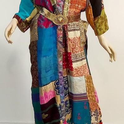 Vtg 80-90s Pure Silk Kimono from Antique Saris