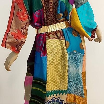 Vtg 80-90s Pure Silk Kimono from Antique Saris