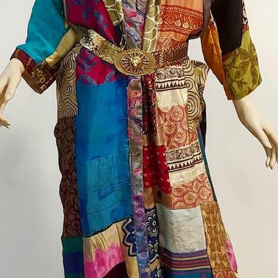 Vtg 80-90s Pure Silk Kimono from Antique Saris