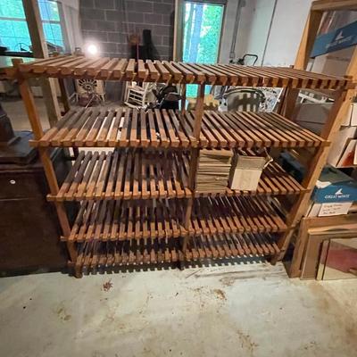 Teak Plant Shelf