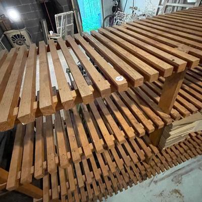 Teak Plant Shelf