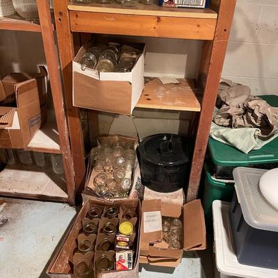 Huge Canning Jar & Canner Lot