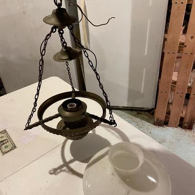 Antique Brass Light Fixture
