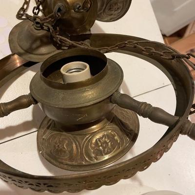 Antique Brass Light Fixture