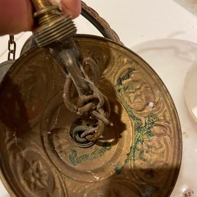 Antique Brass Light Fixture