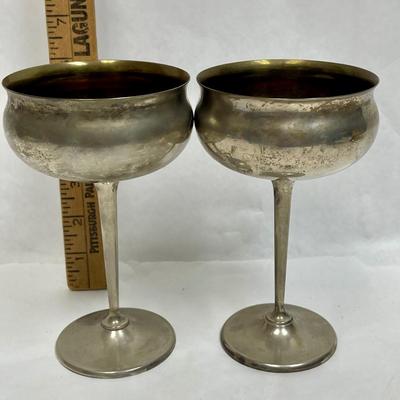 Leonard Silver-plated Goblets