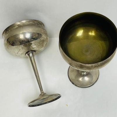 Leonard Silver-plated Goblets