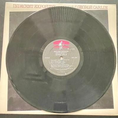 2 George Carlin Comedian Vintage 33PRM Vinyl Record Albums