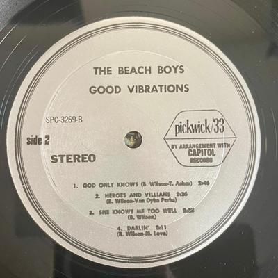 The Beach Boys Vintage 33PRM Vinyl Record Album