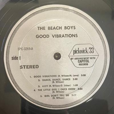 The Beach Boys Vintage 33PRM Vinyl Record Album