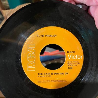 Tub of 45 Records
