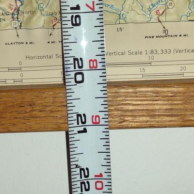 Knoxville, TN Regional Raised Relief Map by Hubbard Scientific