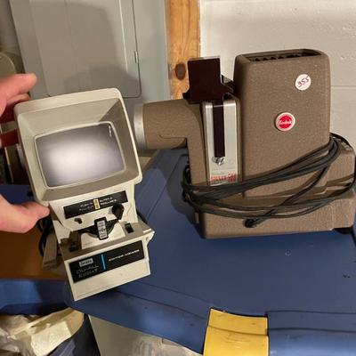 Vintage Slide Projector & Movie Editor