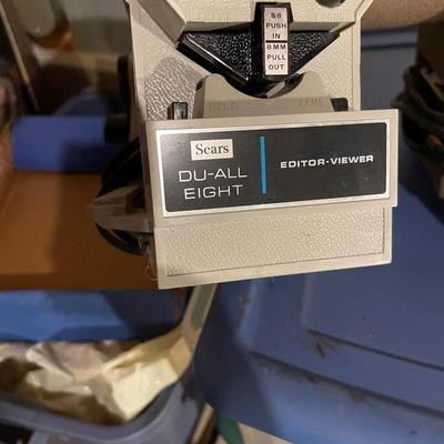 Vintage Slide Projector & Movie Editor