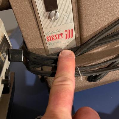 Vintage Slide Projector & Movie Editor