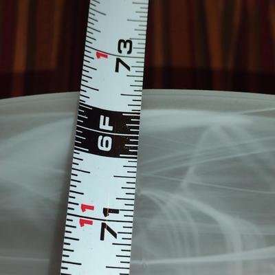 Torchiere 3-Way Floor Lamp with Glass Shade