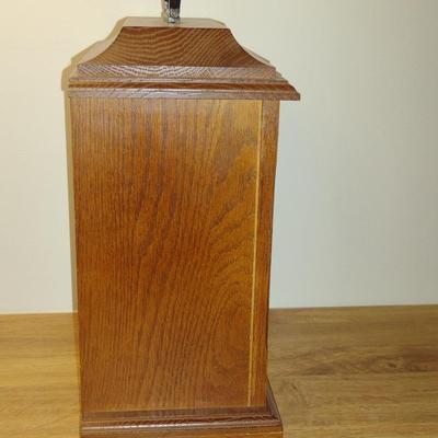 Bulova Wood Case Table Top Clock