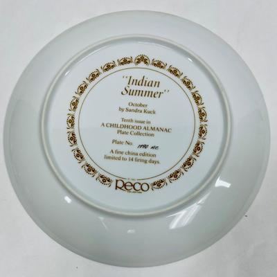 Vintage Indian Summer Collector Plate
