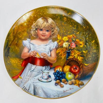 Vintage Indian Summer Collector Plate