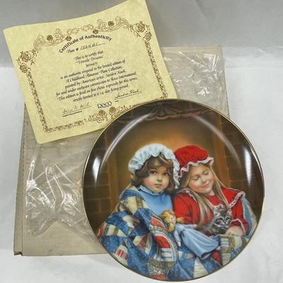 Vintage Indian Summer Collector Plate