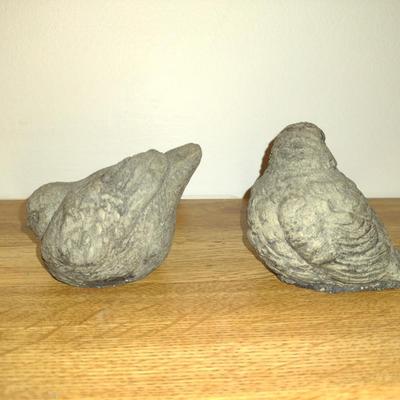 Pair of Gardener's Eden Clay Sparrows