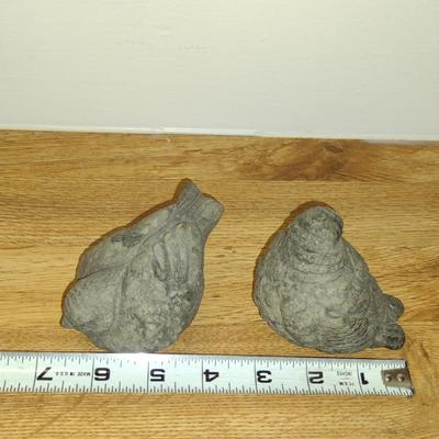 Pair of Gardener's Eden Clay Sparrows