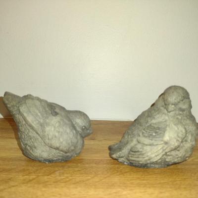 Pair of Gardener's Eden Clay Sparrows