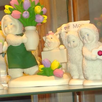 Collection of Snow Babies Figurines- 8 Pieces (Choice 1)