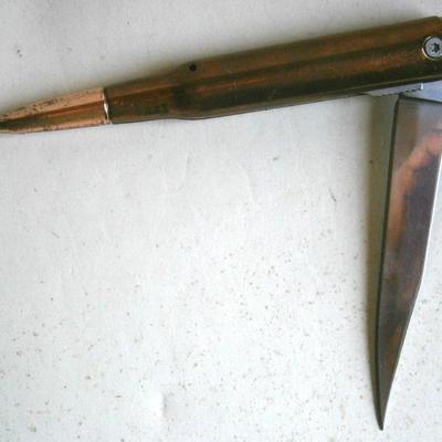 Figural Bullet Pocket Knife
