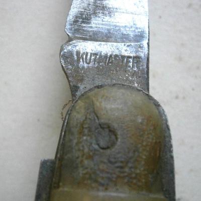 Antique Pocket Knife with Horn Handle