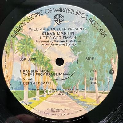 2 Steve Martin Vintage 33PRM Vinyl Albums