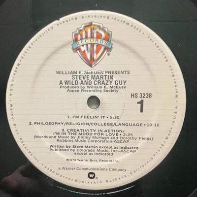 2 Steve Martin Vintage 33PRM Vinyl Albums