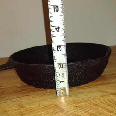 Pair of Cast Iron Skillets- Approx 9 1/2" Square and 8" Round