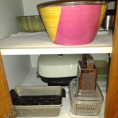 Collection of Kitchen Ware- Appliances, Dinnerware, Utensils, etc.