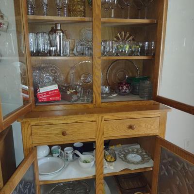 Assorted Glass and Serve Ware