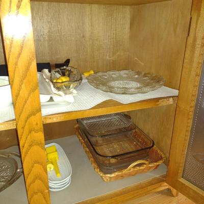 Assorted Glass and Serve Ware