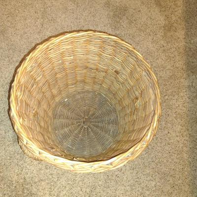 Large Woven Storage Basket with Lid