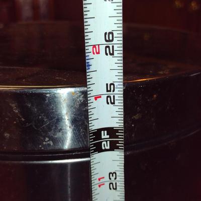 Stainless Steel Cylindrical Waste Can with Foot Pedal