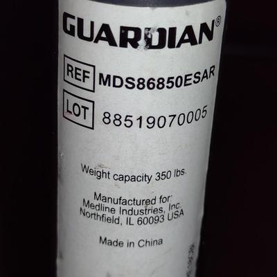 Guardian Folding Rollator/Walker with Seat- 350 Lb Capacity