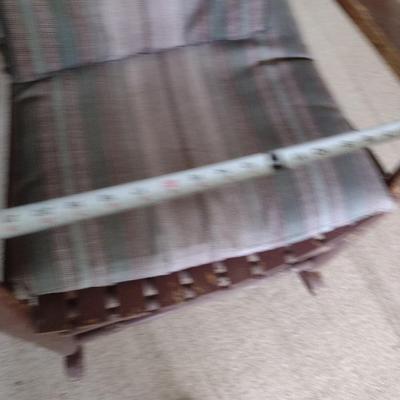 Three Piece Wooden Patio Furniture Set- Two Rocking Chairs and One Table