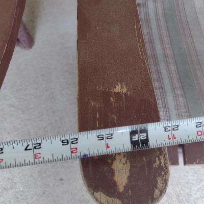 Three Piece Wooden Patio Furniture Set- Two Rocking Chairs and One Table