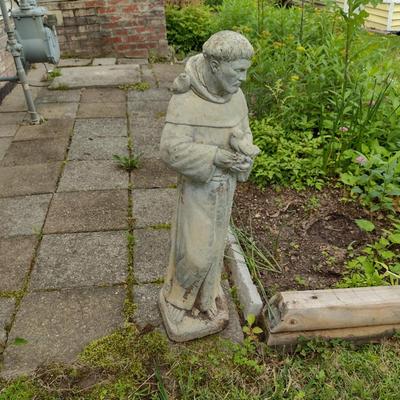 Saint Francis Concrete Garden Statue- Approx 30" Tall